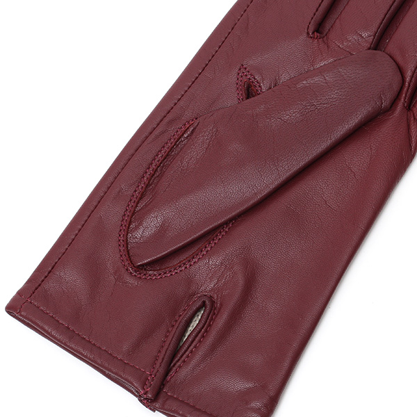  【ブランド化粧箱付き】 KURODA(クロダ) 手袋 レディース 本革 レザー 日本製 ワイン レッド ワイン 赤色 シンプル 大人 高級 かわいい おしゃれ プレゼント クリスマス 誕生日 ギフト 羊革 皮 てぶくろ