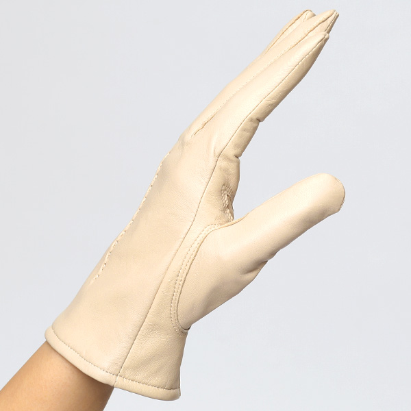  【ブランド化粧箱付き】 KURODA(クロダ) 手袋 レディース 本革 レザー 日本製 ベージュ 肌色 シンプル 大人 高級 かわいい おしゃれ プレゼント クリスマス 誕生日 ギフト 羊革 皮 てぶくろ
