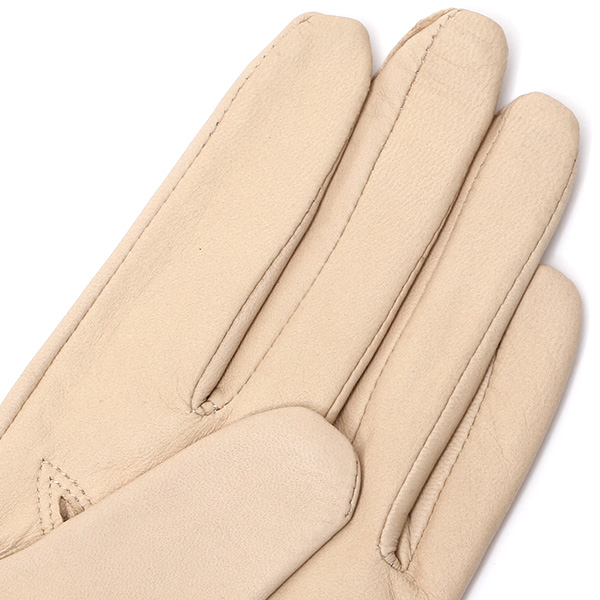  【ブランド化粧箱付き】 KURODA(クロダ) 手袋 レディース 本革 レザー 日本製 ベージュ 肌色 シンプル 大人 高級 かわいい おしゃれ プレゼント クリスマス 誕生日 ギフト 羊革 皮 てぶくろ