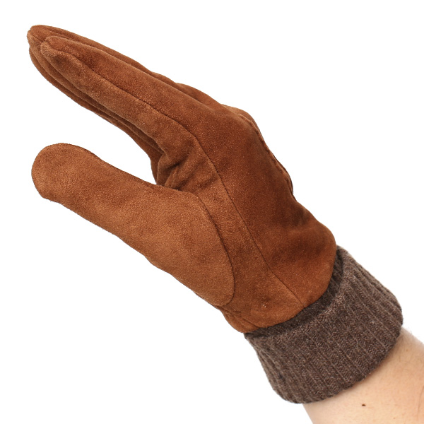  手袋 メンズ 防寒 レザー スエード スマホ対応 暖かい 裏起毛 ヤギ革 ゴートスエード リブニット キャメル ブラウン 茶 茶色 タッチパネル 対応 革 グローブ おしゃれ 紳士 男性用 プレゼント ブランド KURODA(クロダ)