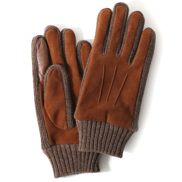 KURODA(クロダ) ヤギ革 メンズ 手袋 キャメル