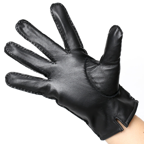  手袋 レザー メンズ ブランド おしゃれ ビジネス 通勤 通学 プレゼント ギフト ラッピング 化粧箱 付き ブラック 黒 黒色 本革 羊革 シープスキン 皮 ベルト 手縫い 紳士 男性 大人 グローブ KURODA(クロダ)