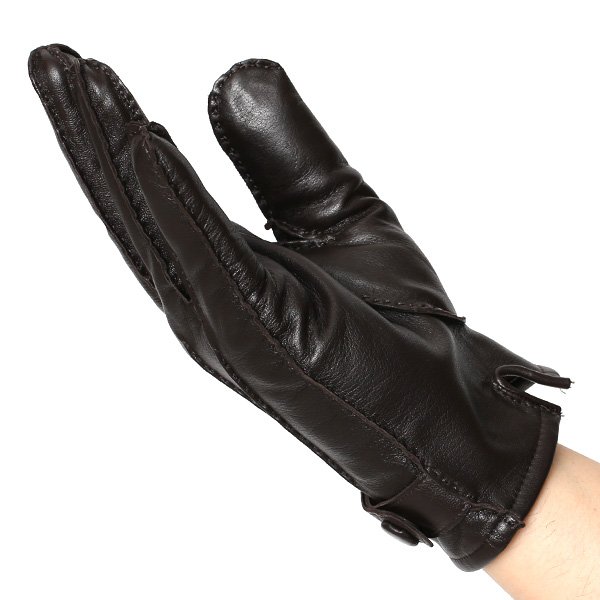  手袋 レザー メンズ ブランド おしゃれ ビジネス 通勤 通学 プレゼント ギフト ラッピング 化粧箱 付き ダークブラウン ブラウン 茶 茶色 本革 羊革 シープスキン 皮 ベルト 手縫い 紳士 男性 大人 グローブ KURODA(クロダ)