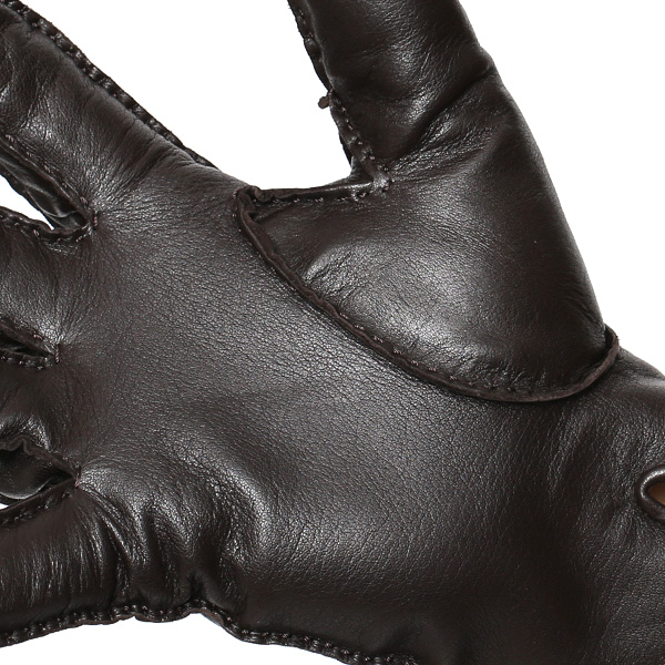  手袋 レザー メンズ ブランド おしゃれ ビジネス 通勤 通学 プレゼント ギフト ラッピング 化粧箱 付き ダークブラウン ブラウン 茶 茶色 本革 羊革 シープスキン 皮 ベルト 手縫い 紳士 男性 大人 グローブ KURODA(クロダ)