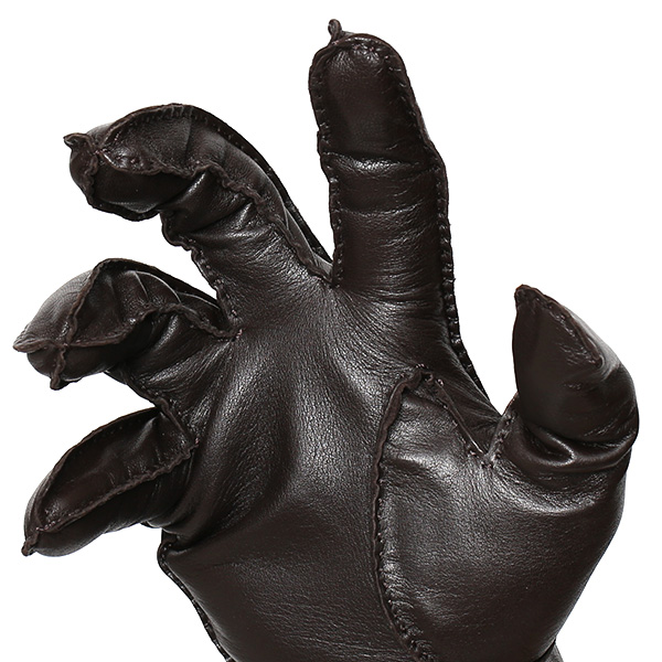  手袋 レザー メンズ ブランド おしゃれ ビジネス 通勤 通学 プレゼント ギフト ラッピング 化粧箱 付き ダークブラウン ブラウン 茶 茶色 本革 羊革 シープスキン 皮 ベルト 手縫い 紳士 男性 大人 グローブ KURODA(クロダ)