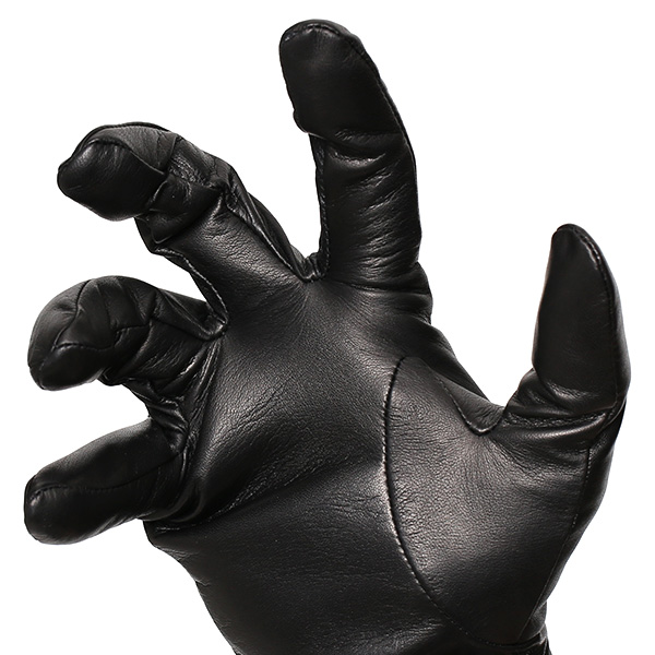  手袋 メンズ 本革 スマホ対応 レザー グローブ 手ぶくろ ブランド イタリーラム ベルト カシミア 混 タッチパネル ブラック 黒 黒色 男性 紳士 プレゼント ギフト ビジネス 防寒 高級 おしゃれ 30代 40代 KURODA(クロダ)