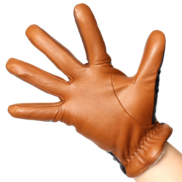  手袋 メンズ 本革 スマホ対応 レザー グローブ 手ぶくろ ブランド イタリーラム ベルト カシミア 混 タッチパネル ブルー ネイビー 青色 男性 紳士 プレゼント ギフト ビジネス 防寒 高級 おしゃれ 30代 40代 KURODA(クロダ)