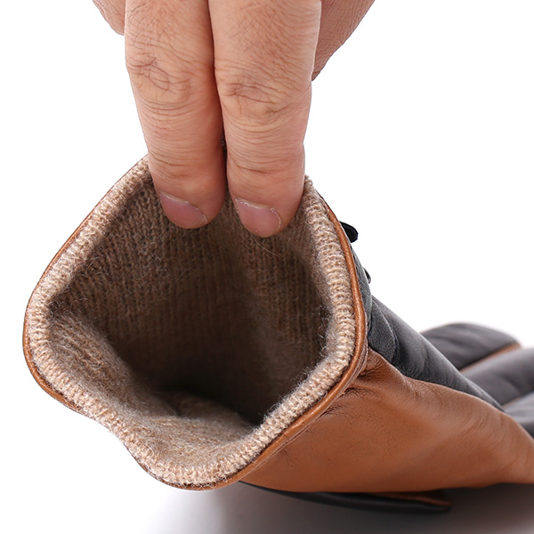  手袋 メンズ 本革 スマホ対応 レザー グローブ 手ぶくろ ブランド イタリーラム ベルト カシミア 混 タッチパネル ブルー ネイビー 青色 男性 紳士 プレゼント ギフト ビジネス 防寒 高級 おしゃれ 30代 40代 KURODA(クロダ)