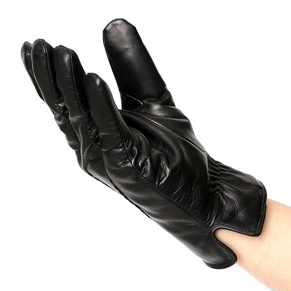  クロダ 手袋 KURODA 革 スマートフォン レザー メンズ スマホ対応 ブラック 黒 黒色 無地 シンプル 手ぶくろ グローブ 防寒 ブランド 化粧箱 付き クリスマス プレゼント