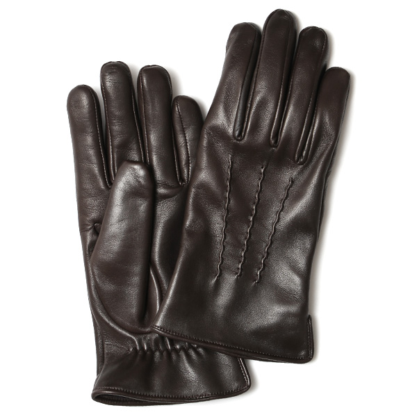 KURODA(クロダ) 羊革(イタリア製ラムスキン) 手袋 チョコ