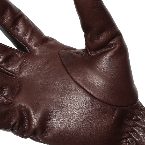  クロダ 手袋 KURODA 革 スマートフォン レザー メンズ スマホ対応 ダークブラウン ブラウン 茶 茶色 無地 シンプル 手ぶくろ グローブ 防寒 ブランド 化粧箱 付き クリスマス プレゼント