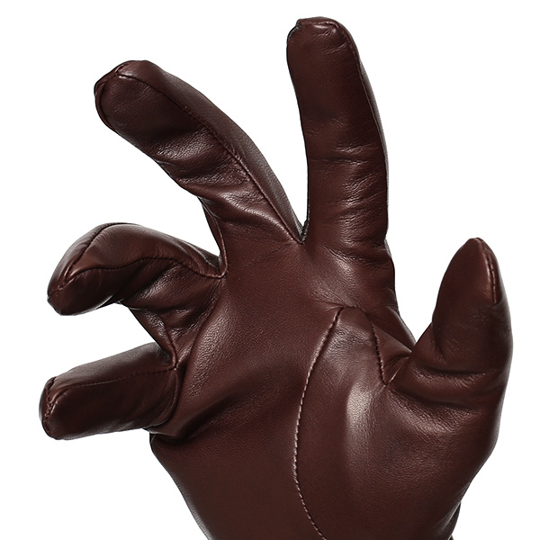  クロダ 手袋 KURODA 革 スマートフォン レザー メンズ スマホ対応 ダークブラウン ブラウン 茶 茶色 無地 シンプル 手ぶくろ グローブ 防寒 ブランド 化粧箱 付き クリスマス プレゼント