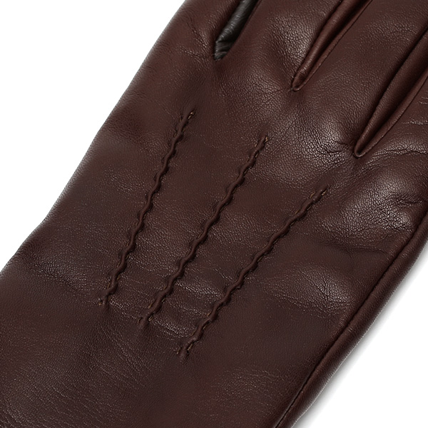  クロダ 手袋 KURODA 革 スマートフォン レザー メンズ スマホ対応 ダークブラウン ブラウン 茶 茶色 無地 シンプル 手ぶくろ グローブ 防寒 ブランド 化粧箱 付き クリスマス プレゼント