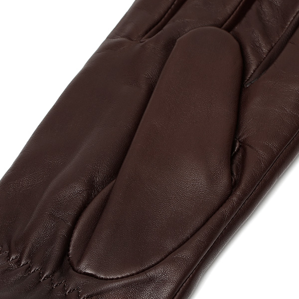  クロダ 手袋 KURODA 革 スマートフォン レザー メンズ スマホ対応 ダークブラウン ブラウン 茶 茶色 無地 シンプル 手ぶくろ グローブ 防寒 ブランド 化粧箱 付き クリスマス プレゼント