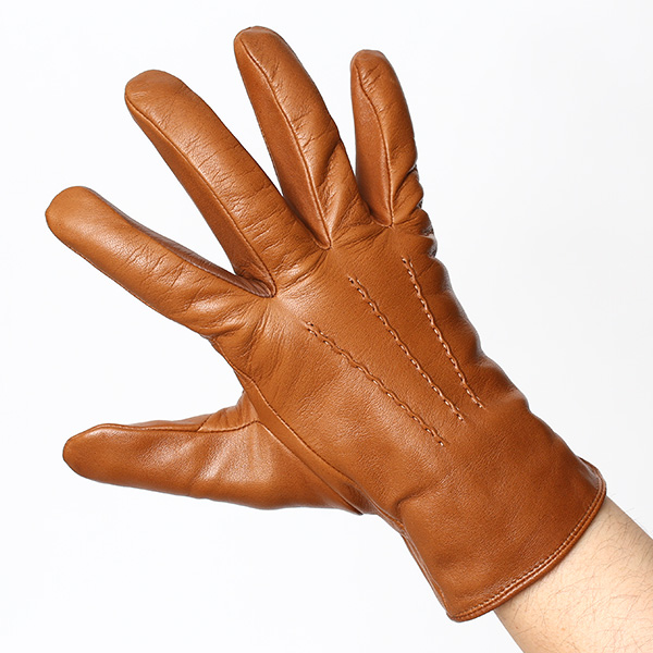  クロダ 手袋 KURODA 革 スマートフォン レザー メンズ スマホ対応 キャメル ブラウン 茶 茶色 無地 シンプル 手ぶくろ グローブ 防寒 ブランド 化粧箱 付き クリスマス プレゼント