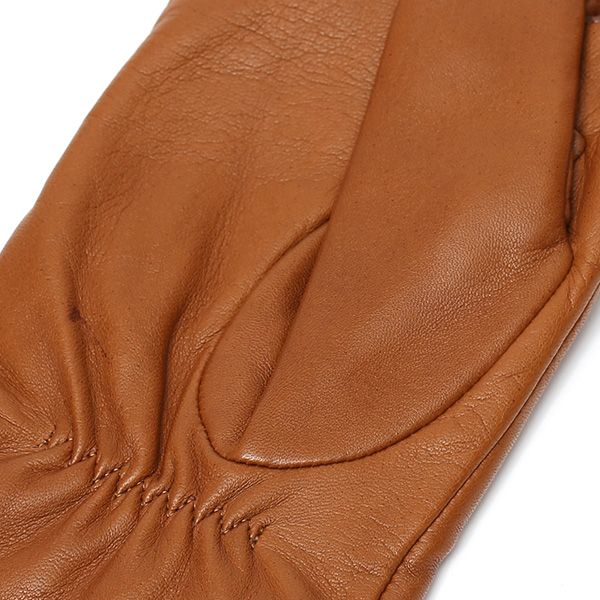  クロダ 手袋 KURODA 革 スマートフォン レザー メンズ スマホ対応 キャメル ブラウン 茶 茶色 無地 シンプル 手ぶくろ グローブ 防寒 ブランド 化粧箱 付き クリスマス プレゼント