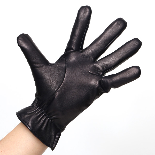  クロダ 手袋 KURODA 革 スマートフォン レザー メンズ スマホ対応 ブルー ネイビー 青色 無地 シンプル 手ぶくろ グローブ 防寒 ブランド 化粧箱 付き クリスマス プレゼント