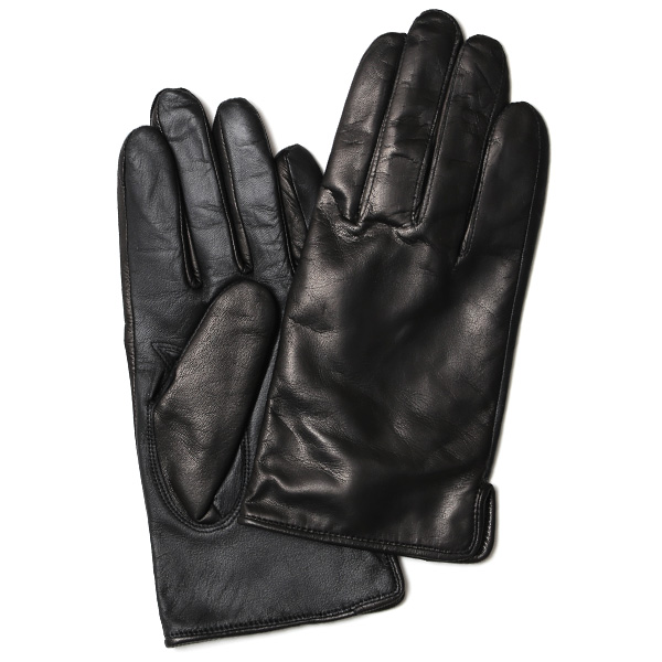 KURODA(クロダ) 羊革(イタリア製ラムスキン) メンズ 手袋 ブラック