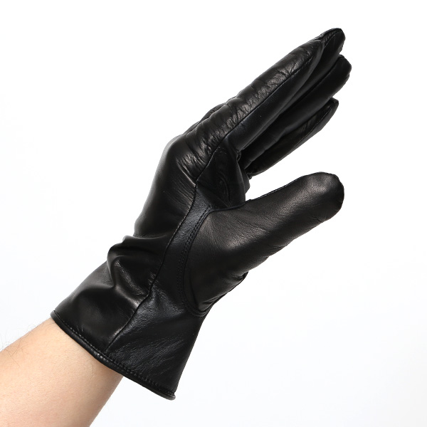  手袋 メンズ 本革 イタリア製  スマホ対応 カシミヤ混裏地 男性 ブラック 黒 黒色 高級 グローブ 日本メーカー 手袋 タッチパネル対応 クリスマス プレゼント 誕生日 味わい 皮 経年変化