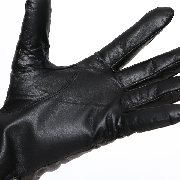  手袋 メンズ 本革 イタリア製  スマホ対応 カシミヤ混裏地 男性 ブラック 黒 黒色 高級 グローブ 日本メーカー 手袋 タッチパネル対応 クリスマス プレゼント 誕生日 味わい 皮 経年変化