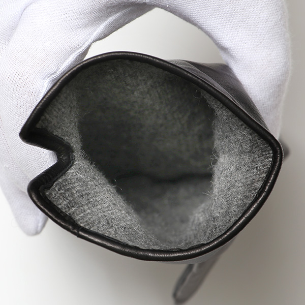  手袋 メンズ 本革 イタリア製  スマホ対応 カシミヤ混裏地 男性 ブラック 黒 黒色 高級 グローブ 日本メーカー 手袋 タッチパネル対応 クリスマス プレゼント 誕生日 味わい 皮 経年変化