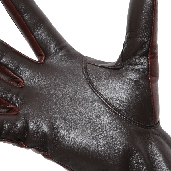  手袋 メンズ 本革 イタリア製  スマホ対応 カシミヤ混裏地 男性 ブラウン 茶 茶色 高級 グローブ 日本メーカー 手袋 タッチパネル対応 クリスマス プレゼント 誕生日 味わい 皮 経年変化