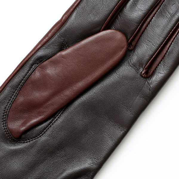  手袋 メンズ 本革 イタリア製  スマホ対応 カシミヤ混裏地 男性 ブラウン 茶 茶色 高級 グローブ 日本メーカー 手袋 タッチパネル対応 クリスマス プレゼント 誕生日 味わい 皮 経年変化