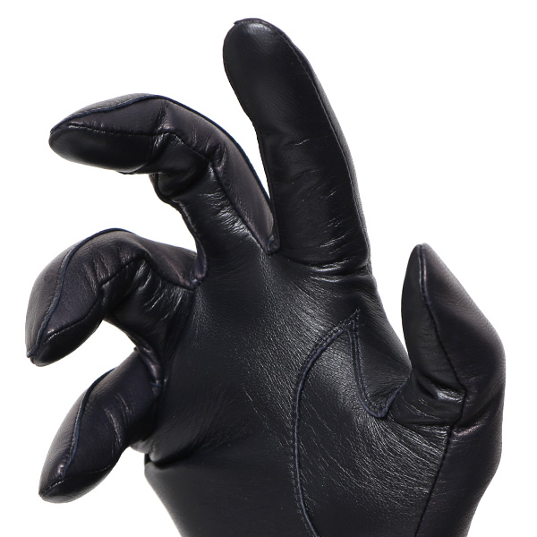  手袋 メンズ 本革 イタリア製  スマホ対応 カシミヤ混裏地 男性 ブルー ネイビー 青色 高級 グローブ 日本メーカー 手袋 タッチパネル対応 クリスマス プレゼント 誕生日 味わい 皮 経年変化