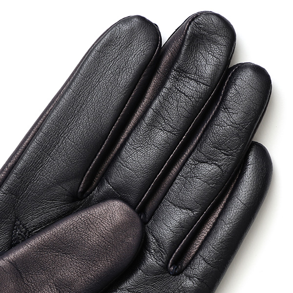  手袋 メンズ 本革 イタリア製  スマホ対応 カシミヤ混裏地 男性 ブルー ネイビー 青色 高級 グローブ 日本メーカー 手袋 タッチパネル対応 クリスマス プレゼント 誕生日 味わい 皮 経年変化