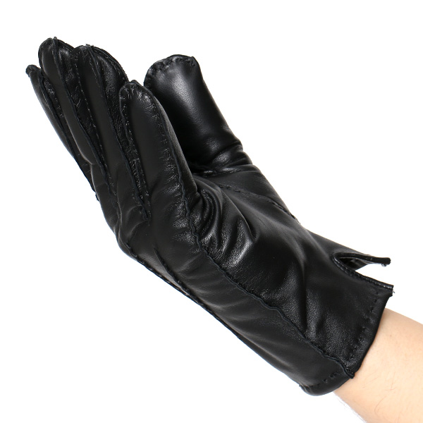  化粧箱 付き プレゼント ギフト クリスマス 手袋 メンズ ブランド レザー 暖かい 防寒 裏起毛 ブラック 黒 黒色 本革 シープスキン グローブ ビジネス 男性 紳士 おしゃれ 40代 KURODA(クロダ)