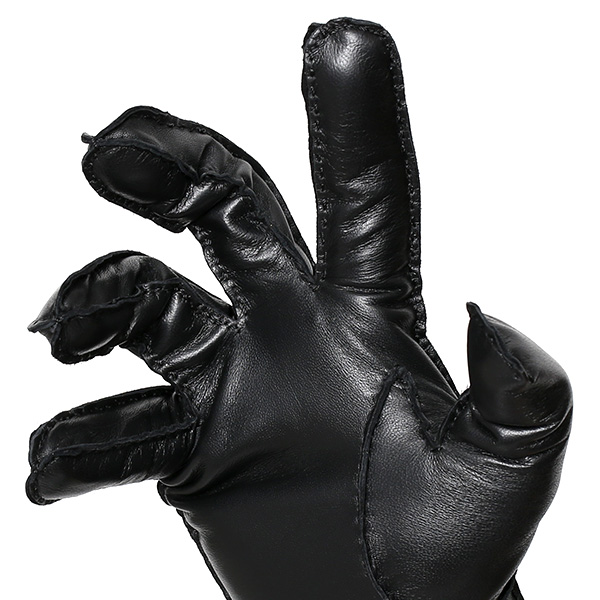  化粧箱 付き プレゼント ギフト クリスマス 手袋 メンズ ブランド レザー 暖かい 防寒 裏起毛 ブラック 黒 黒色 本革 シープスキン グローブ ビジネス 男性 紳士 おしゃれ 40代 KURODA(クロダ)