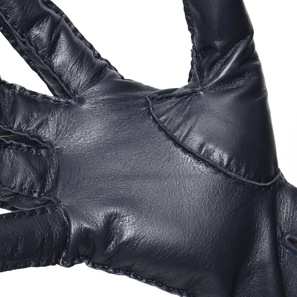  化粧箱 付き プレゼント ギフト クリスマス 手袋 メンズ ブランド レザー 暖かい 防寒 裏起毛 ブルー ネイビー 青色 本革 シープスキン グローブ ビジネス 男性 紳士 おしゃれ 40代 KURODA(クロダ)