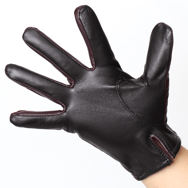 スマホ対応 手袋 レザー グローブ メンズ タッチパネル ビジネス 紳士 本革 ブラウン 茶 茶色 男性用 プレゼント 化粧箱 ギフト オシャレ ブランド KURODA(クロダ)