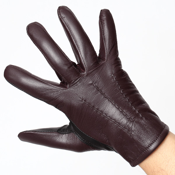  スマホ対応 手袋 レザー グローブ メンズ タッチパネル ビジネス 紳士 本革 ブラウン 茶 茶色 男性用 プレゼント 化粧箱 ギフト オシャレ ブランド KURODA(クロダ)