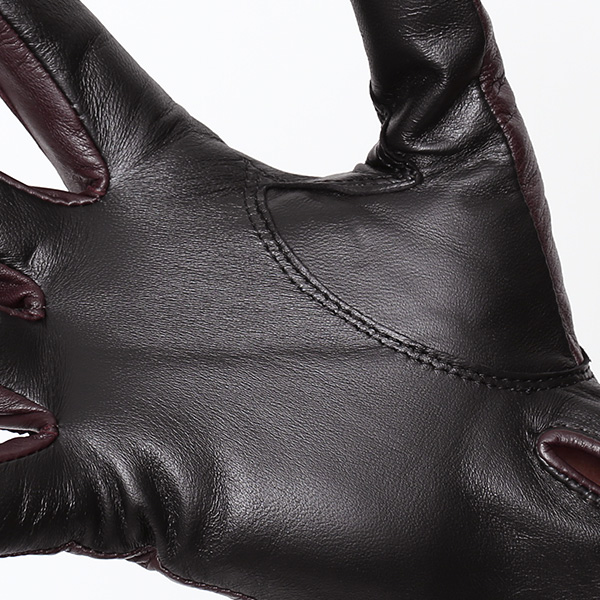  スマホ対応 手袋 レザー グローブ メンズ タッチパネル ビジネス 紳士 本革 ブラウン 茶 茶色 男性用 プレゼント 化粧箱 ギフト オシャレ ブランド KURODA(クロダ)