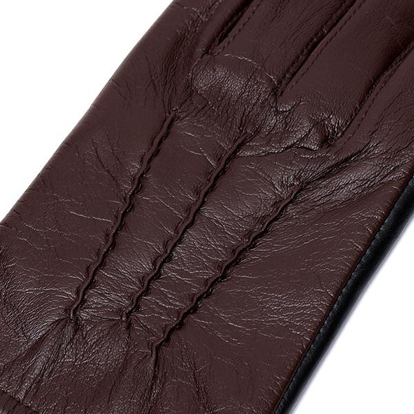  スマホ対応 手袋 レザー グローブ メンズ タッチパネル ビジネス 紳士 本革 ブラウン 茶 茶色 男性用 プレゼント 化粧箱 ギフト オシャレ ブランド KURODA(クロダ)