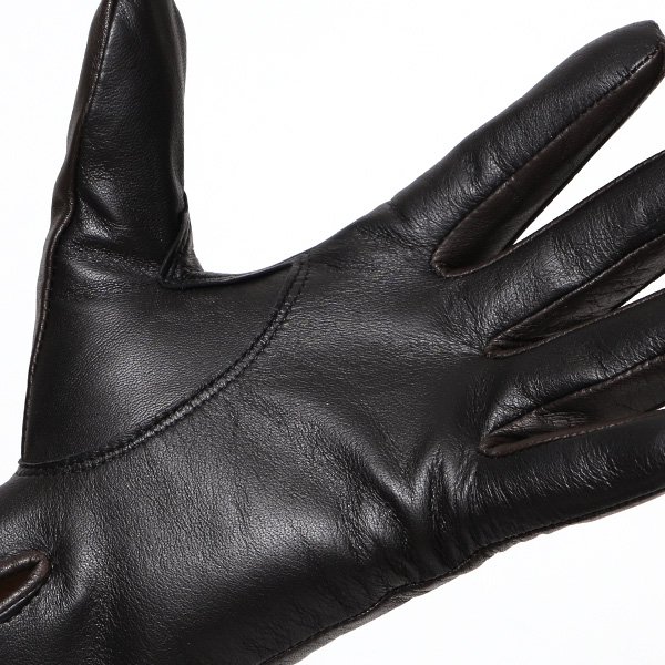  スマホ対応 手袋 レザー グローブ メンズ タッチパネル ビジネス 紳士 本革 ダークブラウン ブラウン 茶 茶色 男性用 プレゼント 化粧箱 ギフト オシャレ ブランド KURODA(クロダ)