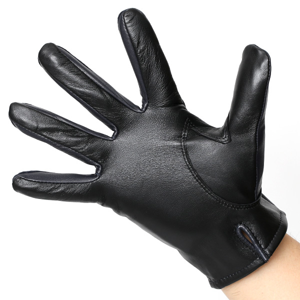  スマホ対応 手袋 レザー グローブ メンズ タッチパネル ビジネス 紳士 本革 ブルー ネイビー 青色 男性用 プレゼント 化粧箱 ギフト オシャレ ブランド KURODA(クロダ)