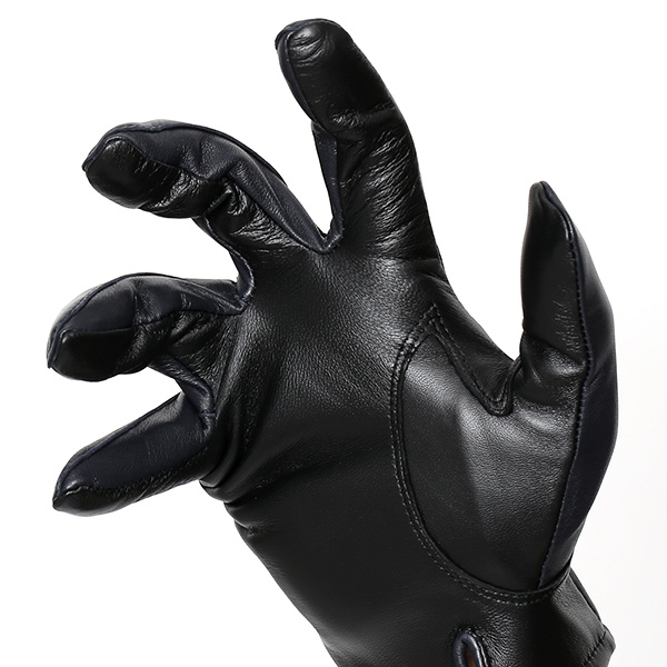  スマホ対応 手袋 レザー グローブ メンズ タッチパネル ビジネス 紳士 本革 ブルー ネイビー 青色 男性用 プレゼント 化粧箱 ギフト オシャレ ブランド KURODA(クロダ)