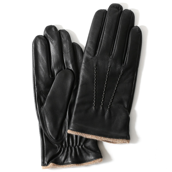 KURODA(クロダ) 羊革 メンズ 手袋 ブラック
