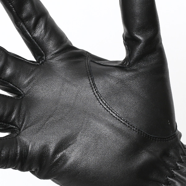  革手袋 メンズ スマホ対応 ブランド カシミア 混 ギフト ビジネス 通勤 通学 防寒 暖かい おしゃれ ブラック 黒 黒色 無地 シンプル レザー 紳士 グローブ 男性 プレゼント タブレット KURODA(クロダ)