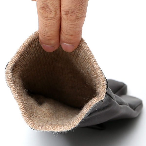  革手袋 メンズ スマホ対応 ブランド カシミア 混 ギフト ビジネス 通勤 通学 防寒 暖かい おしゃれ ダークブラウン ブラウン 茶 茶色 無地 シンプル レザー 紳士 グローブ 男性 プレゼント タブレット KURODA(クロダ)