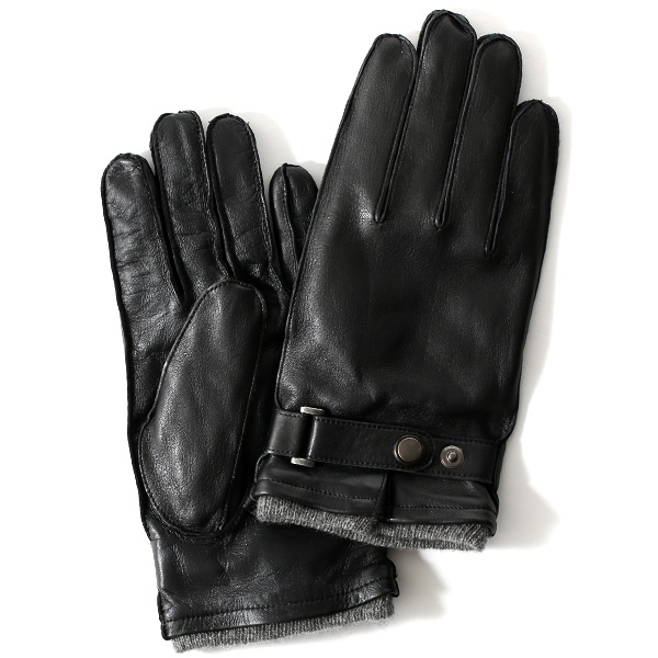 KURODA(クロダ) 羊革(イタリア製ラムスキン) 手袋 ブラック