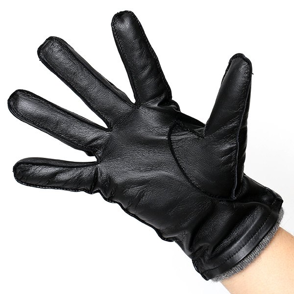  手袋 メンズ プレゼント スマホ対応 レザー ブランド 暖かい カシミヤ 混 おしゃれ グローブ ブラック 黒 黒色 化粧箱 付き 男性用 ギフト 紳士 ベルト てぶくろ 本革 KURODA(クロダ)