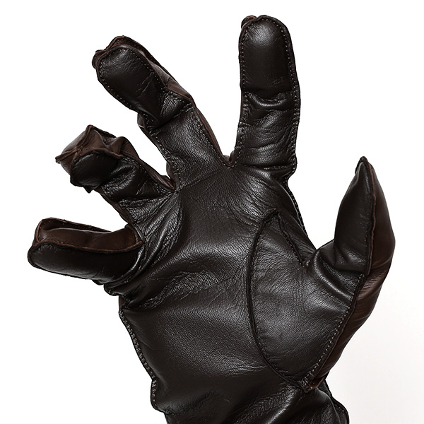  手袋 メンズ プレゼント スマホ対応 レザー ブランド 暖かい カシミヤ 混 おしゃれ グローブ ブラウン 茶 茶色 化粧箱 付き 男性用 ギフト 紳士 ベルト てぶくろ 本革 KURODA(クロダ)