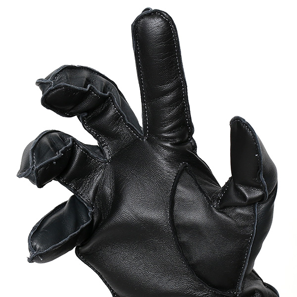  手袋 メンズ プレゼント スマホ対応 レザー ブランド 暖かい カシミヤ 混 おしゃれ グローブ ダークグレー グレー グレイ 灰色 化粧箱 付き 男性用 ギフト 紳士 ベルト てぶくろ 本革 KURODA(クロダ)