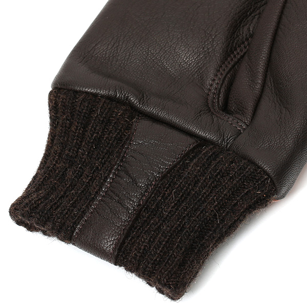 手袋 自転車 防寒 メンズ スマホ対応 本革 サイクリング アウトドア グローブ 防風 保温 裏起毛 フリース ブラウン 茶 茶色 レザー ブランド 男性 紳士 通勤 通学 皮 手ぶくろ プレゼント ギフト 送料無料 KURODA(クロダ)