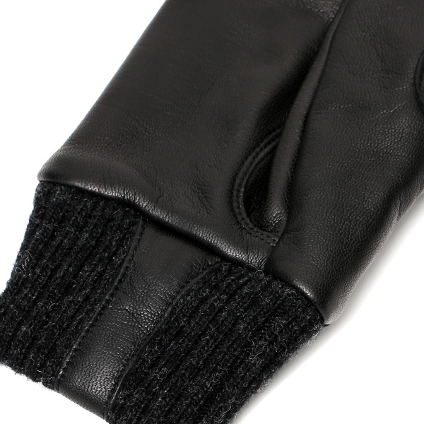  手袋 自転車 防寒 メンズ スマホ対応 本革 サイクリング アウトドア グローブ 防風 保温 裏起毛 フリース ブルー ネイビー 青色 レザー ブランド 男性 紳士 通勤 通学 皮 手ぶくろ プレゼント ギフト 送料無料 KURODA(クロダ)