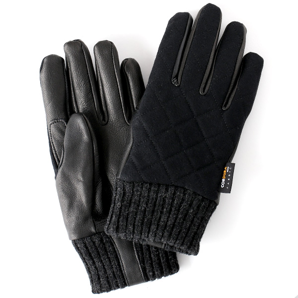 KURODA(クロダ) コーデュラ ナイロン ヤギ革 メンズ 手袋 ブラック