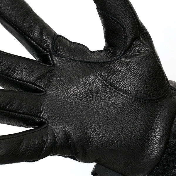  グローブ 手袋 メンズ スマホ対応 ナイロン ブランド クロダ コーデュラナイロン レザー キルティング ブラック 黒 黒色 紳士 カジュアル 革 手ぶくろ 通勤 通学 プレゼント クリスマス ギフト KURODA(クロダ)